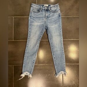 Judy Blue Light Blue Ankle Jeans